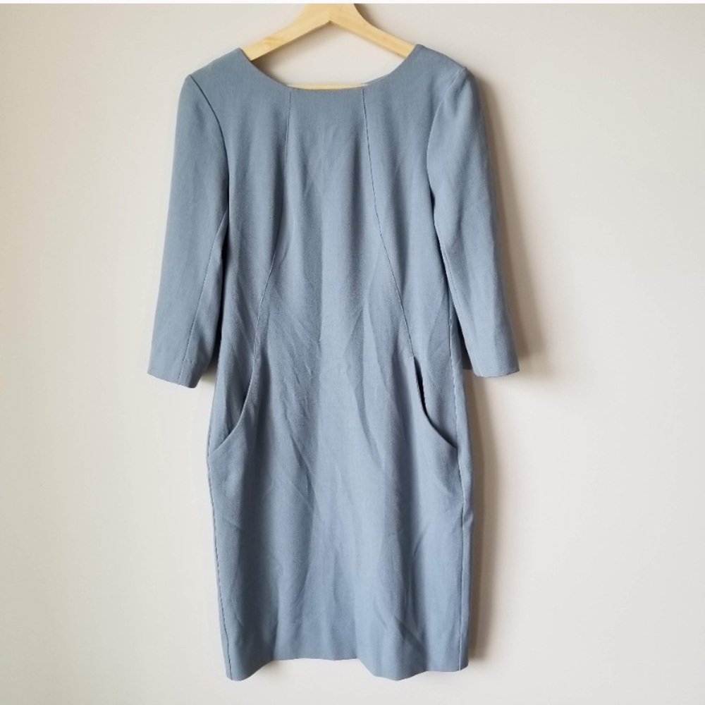 MM Lafleur Estuko Vintage Blue Dress size 8